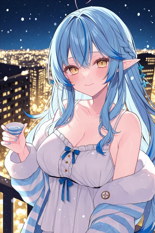 Winter Night with Lamy